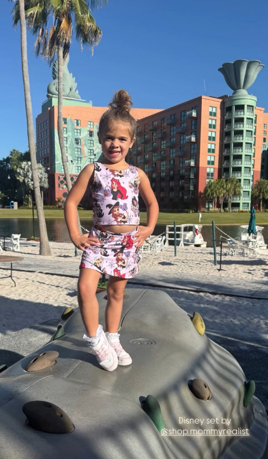 SPOOKY PRINCESS ATHLETIC SETS-  READY TO SHIP