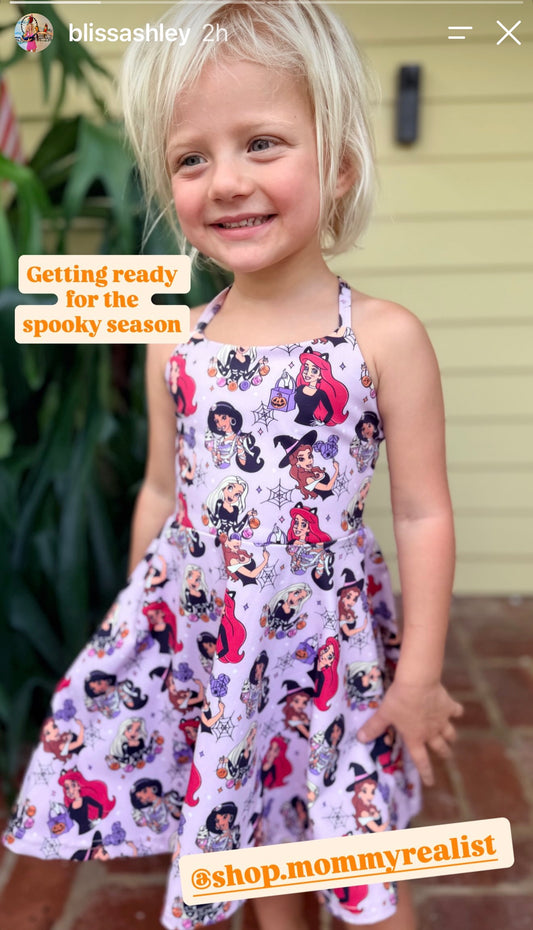 SPOOKY PRINCESS- Kid’s ATHLETIC DRESS