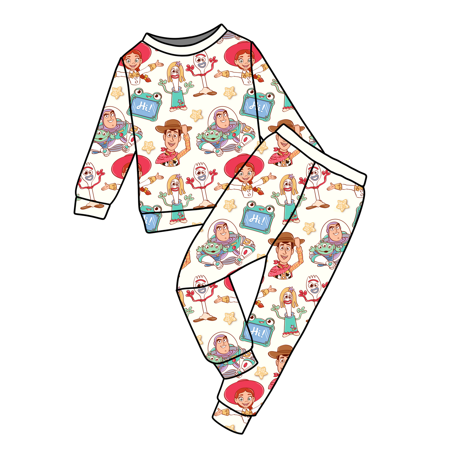 *** PRE-ORDER *** TOY STORY LONG SLEEVE JOGGER SET (Copy)