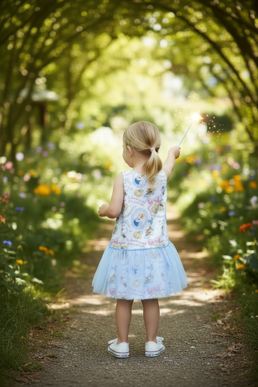 BLUE CINDERELLA Tulle Dress