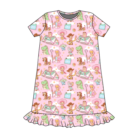 *** PRE-ORDER *** PINK TOY STORY -NIGHT GOWN