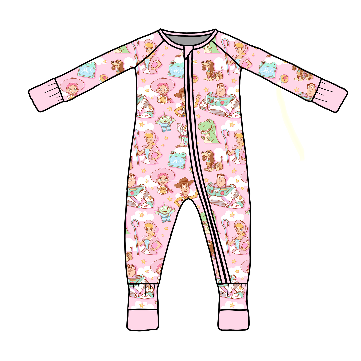 *** PRE-ORDER *** PINK TOY STORY - ONESIE