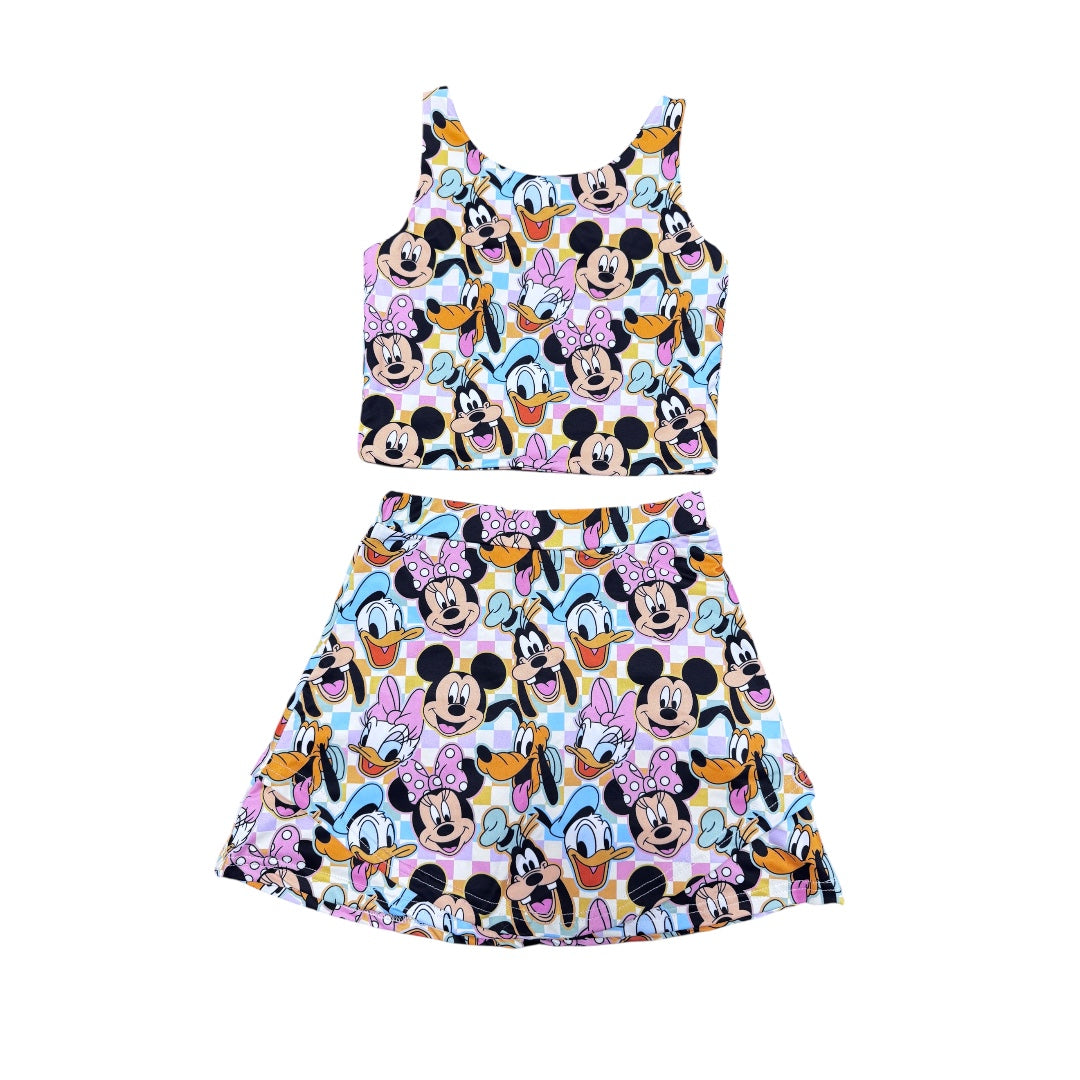 CHECKERED CHARACTER Athletic Set - READY TO SHIP