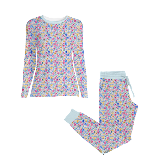 *** PRE-ORDER ** BLOOM & BRIGHT-  DRAWSTRING JOGGER SET