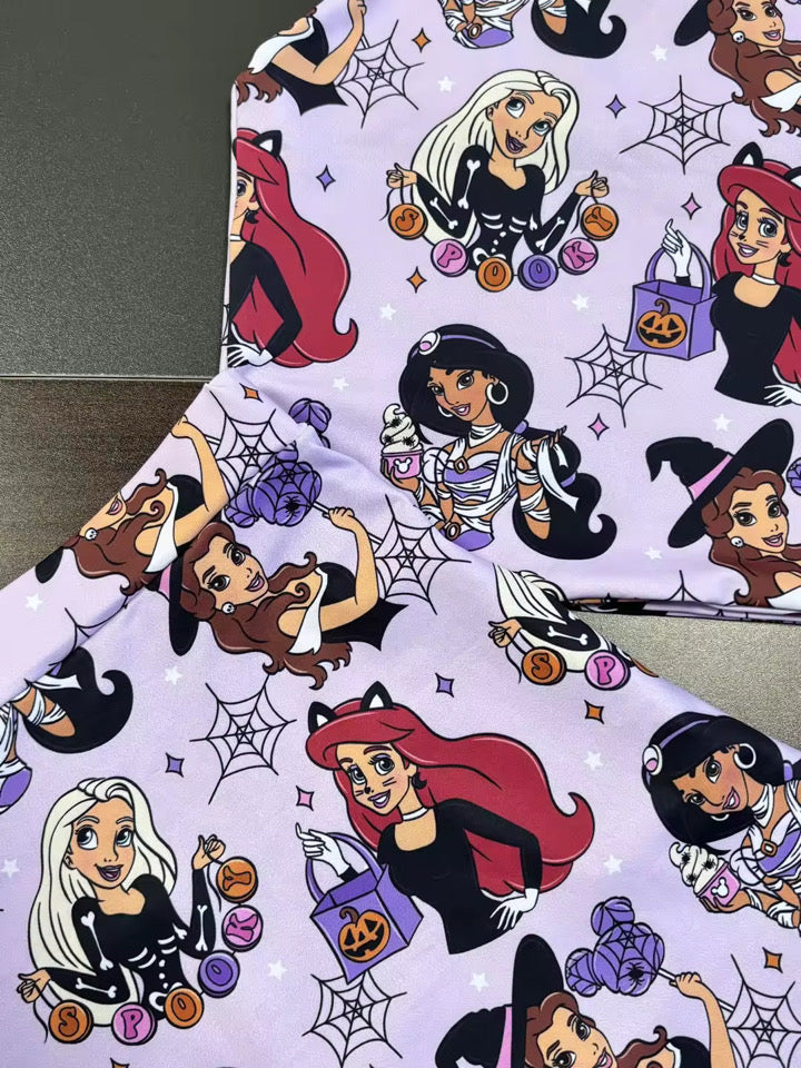 SPOOKY PRINCESS ATHLETIC SETS-  READY TO SHIP