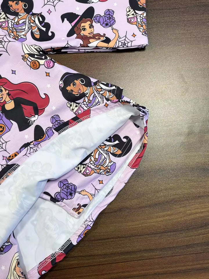 SPOOKY PRINCESS ATHLETIC SETS-  READY TO SHIP