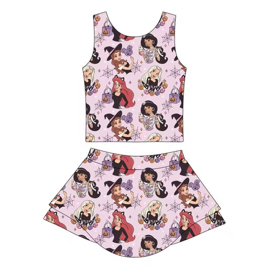 SPOOKY PRINCESS ATHLETIC SETS-  READY TO SHIP