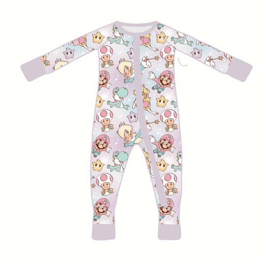 *** PRE-ORDER *** MARIO BROTHERS PINK - ONESIE