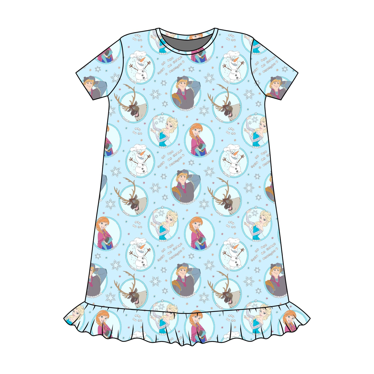 FROZEN -NIGHT GOWN