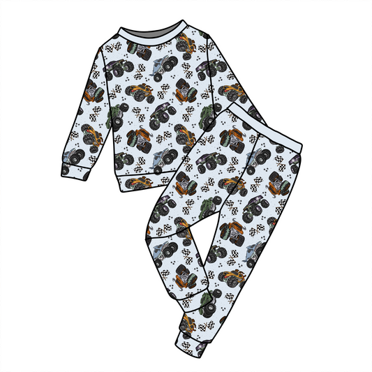 *** PRE-ORDER *** MONSTER TRUCK LONG SLEEVE JOGGER SET