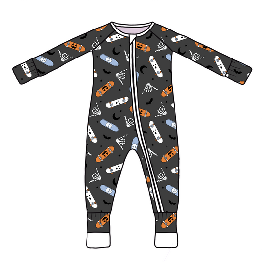 SPOOKY SKATEBOARDS- ONESIE