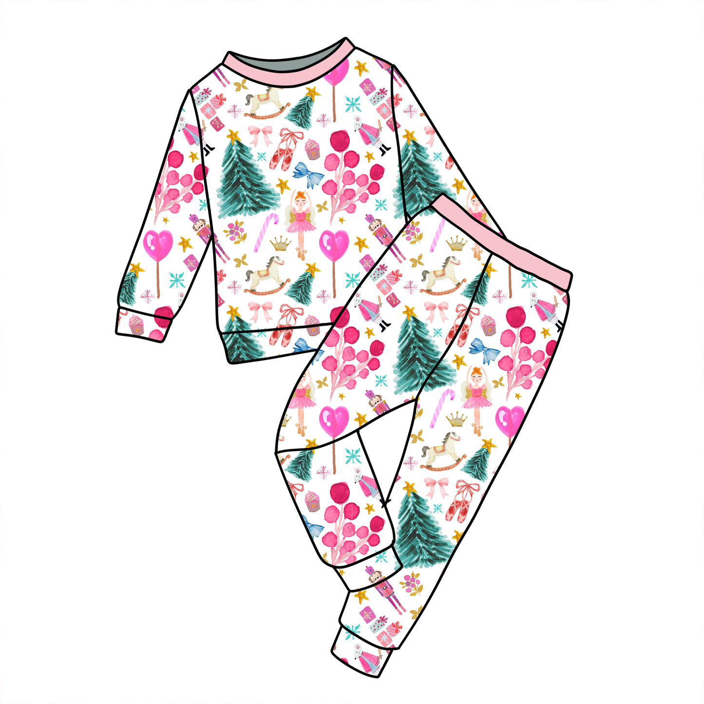 *** PRE-ORDER *** ENCHANTED NOEL - Kid's 2 Piece Set