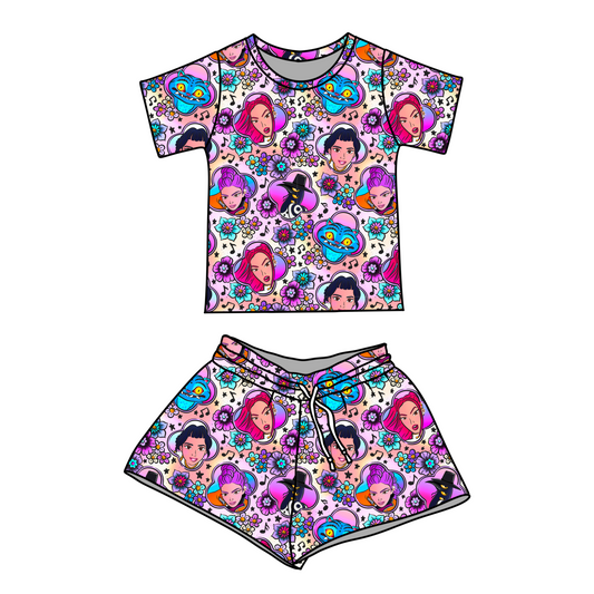 K POP - KID'S SHORTS SET