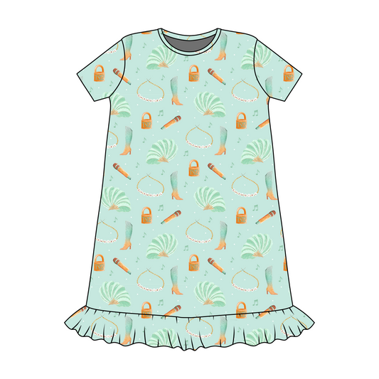 SHOW GIRL ERA- KID'S NIGHT GOWN
