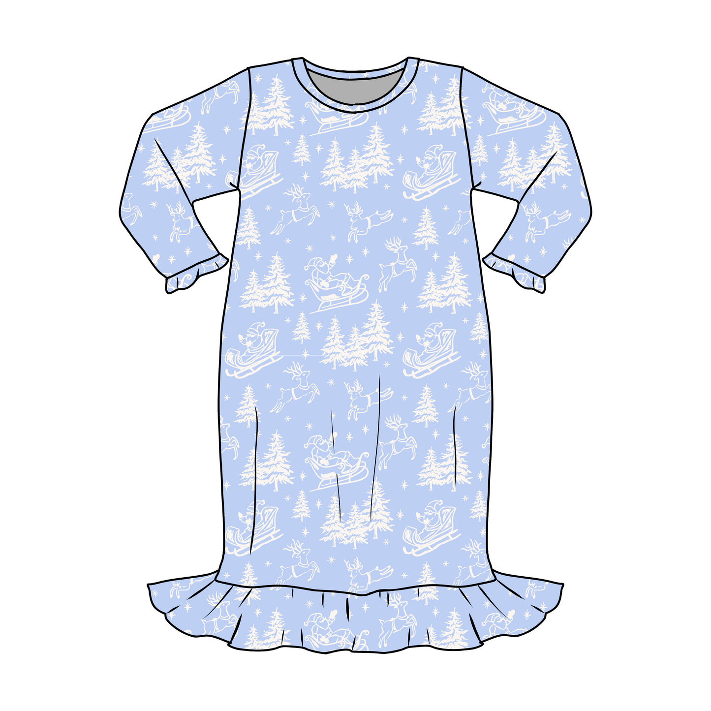 *** PRE-ORDER *** Everblue Winter - KID'S NIGHT GOWN