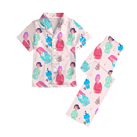 *** PRE-ORDER *** SLUMBER HOLIDAY HUNTRXX- Button Up Adult Set