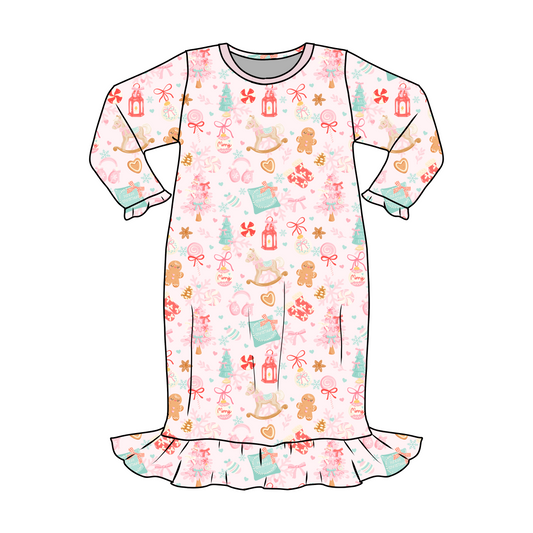PINKMAS MAGIC- KID'S NIGHT GOWN