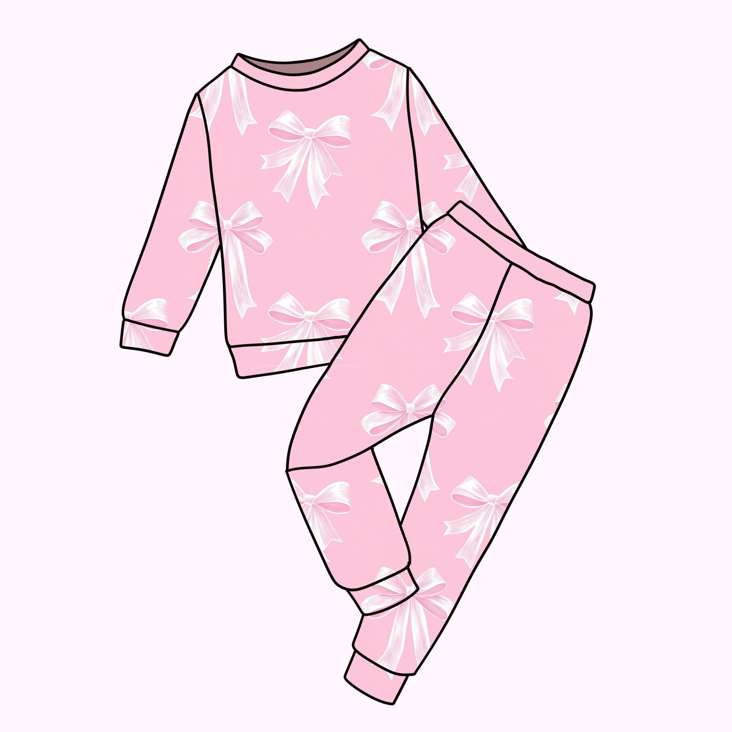 *** PRE-ORDER *** PRETTY IN PINK JOGGER SET