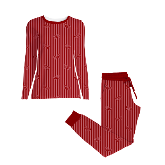 *** PRE-ORDER ** PRETTY IN BOWS - DRAWSTRING JOGGER SET