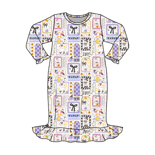 *** PRE-ORDER *** SILLY GOOSE- LONG SLEEVE NIGHT GOWN