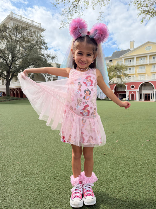 Pink Princess Tulle Dress