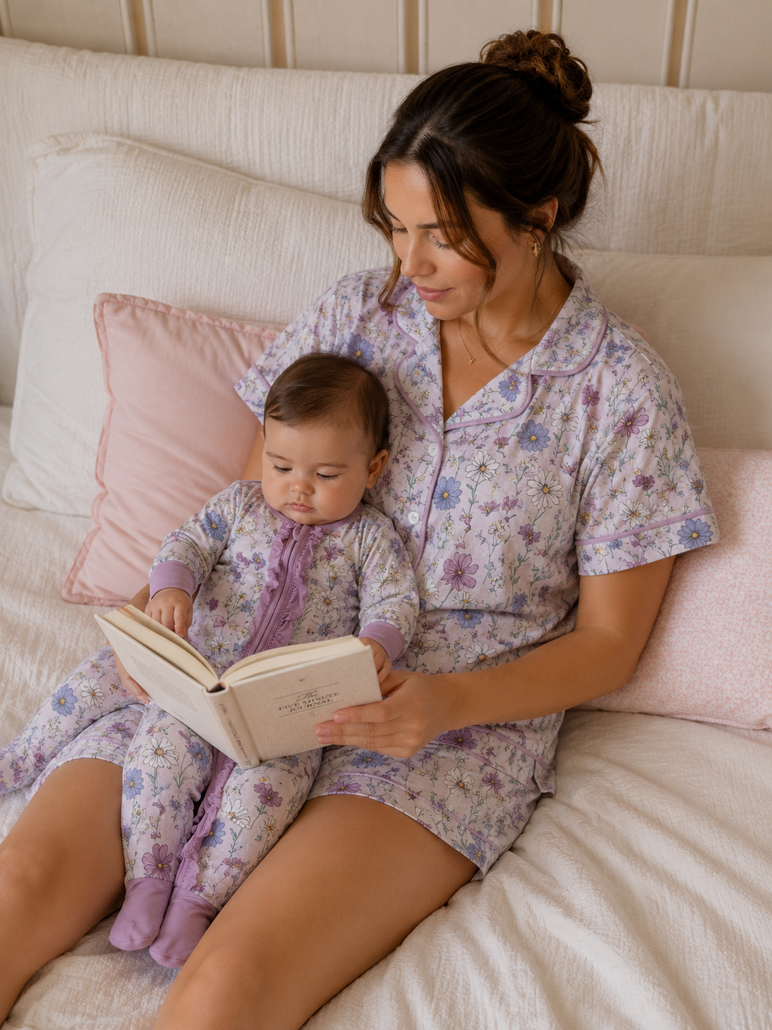 ***PRE-ORDER *** PINK Floral - PAJAMA SHORTS SET