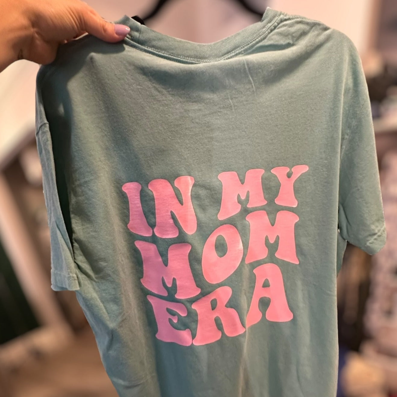 IN MY MOM ERA - SEAGREEN + PINK