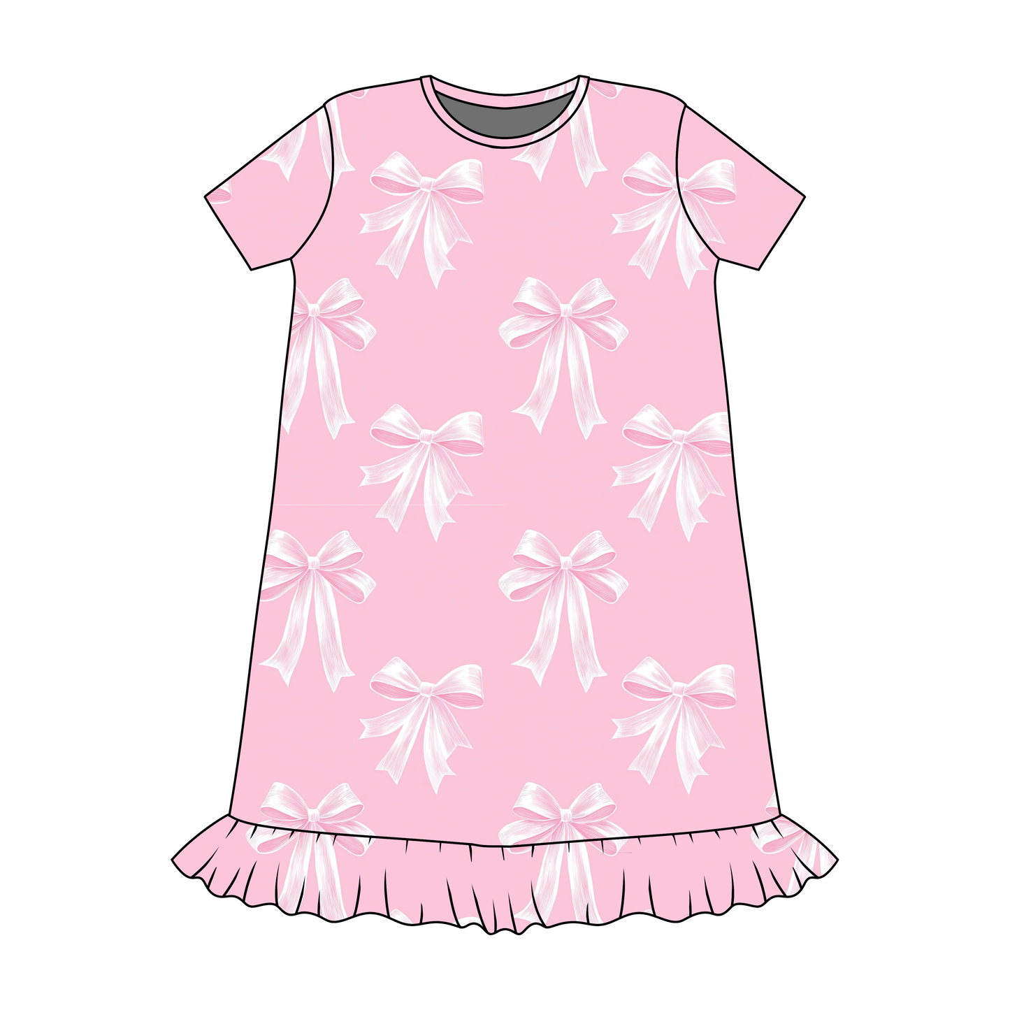 *** PRE-ORDER *** PRETTY IN PINK -NIGHT GOWN