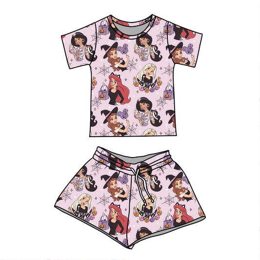 *** PRE-ORDER *** HALLOWEEN PRINCESS JAMMIES - SHORTS SET