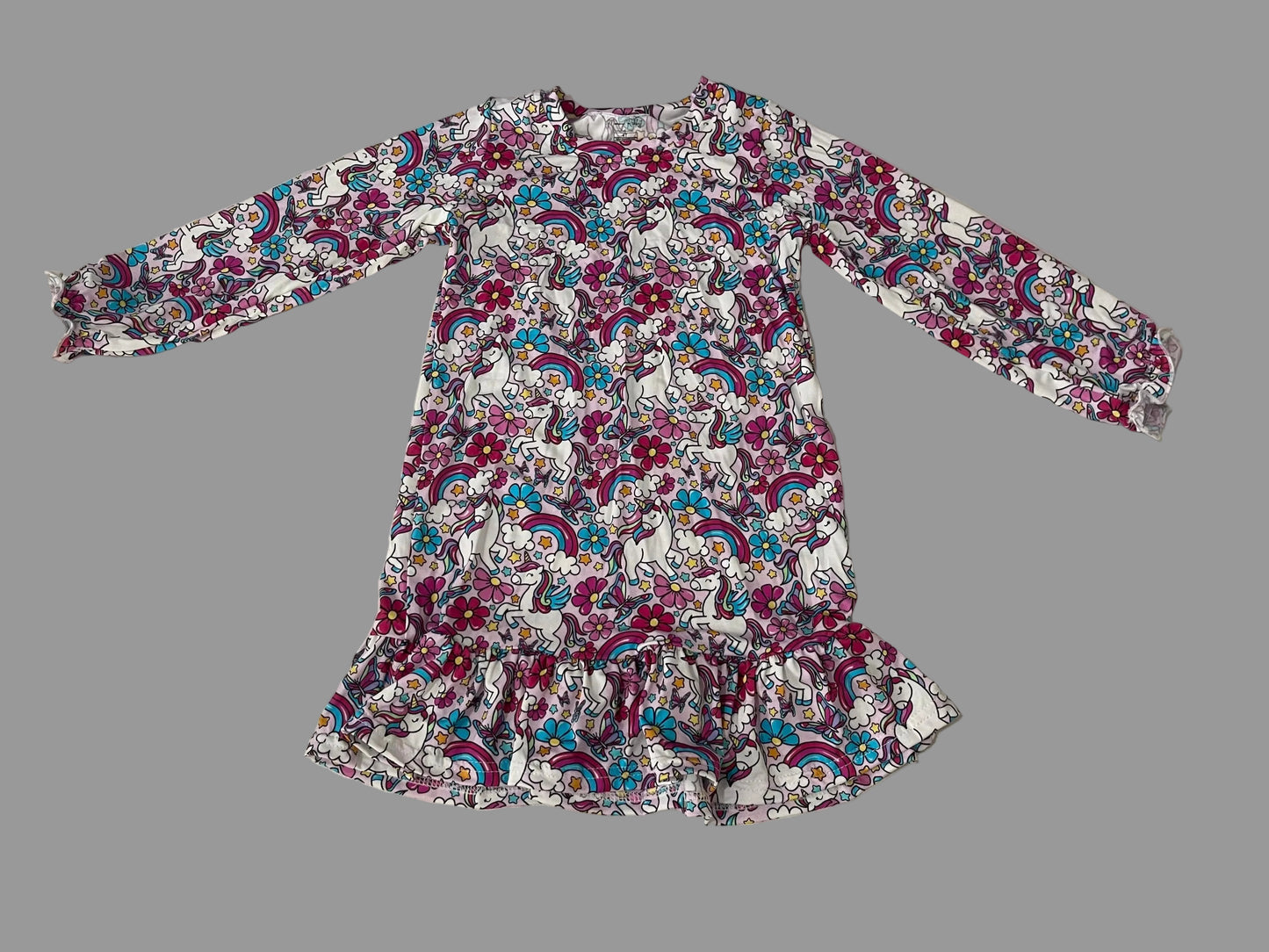 UNICORN MAGIC- KID'S LONG SLEEVE NIGHTGOWN