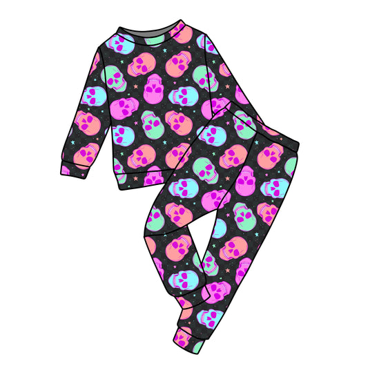 *** PRE-ORDER *** NEON SKULLS - JOGGER SET