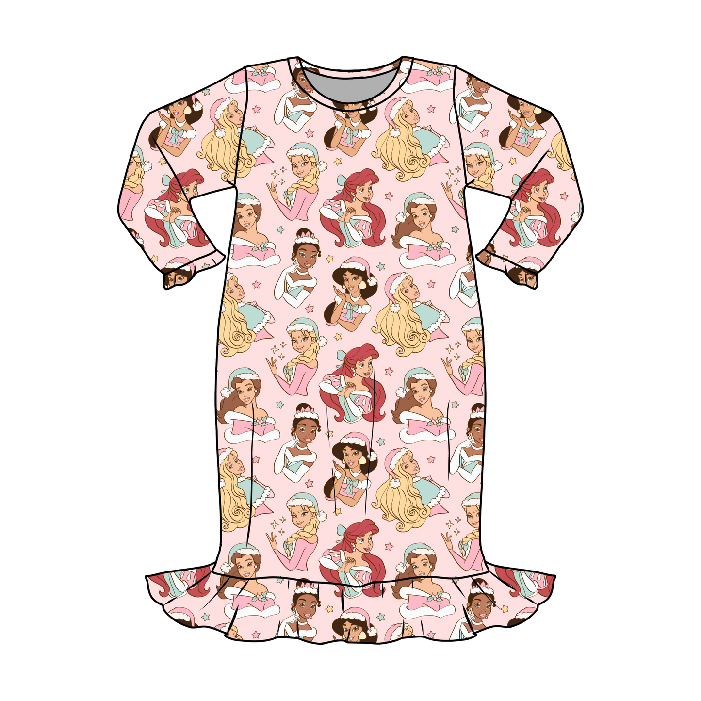 *** PRE-ORDER *** PRINCESS NOEL - KID'S NIGHT GOWN