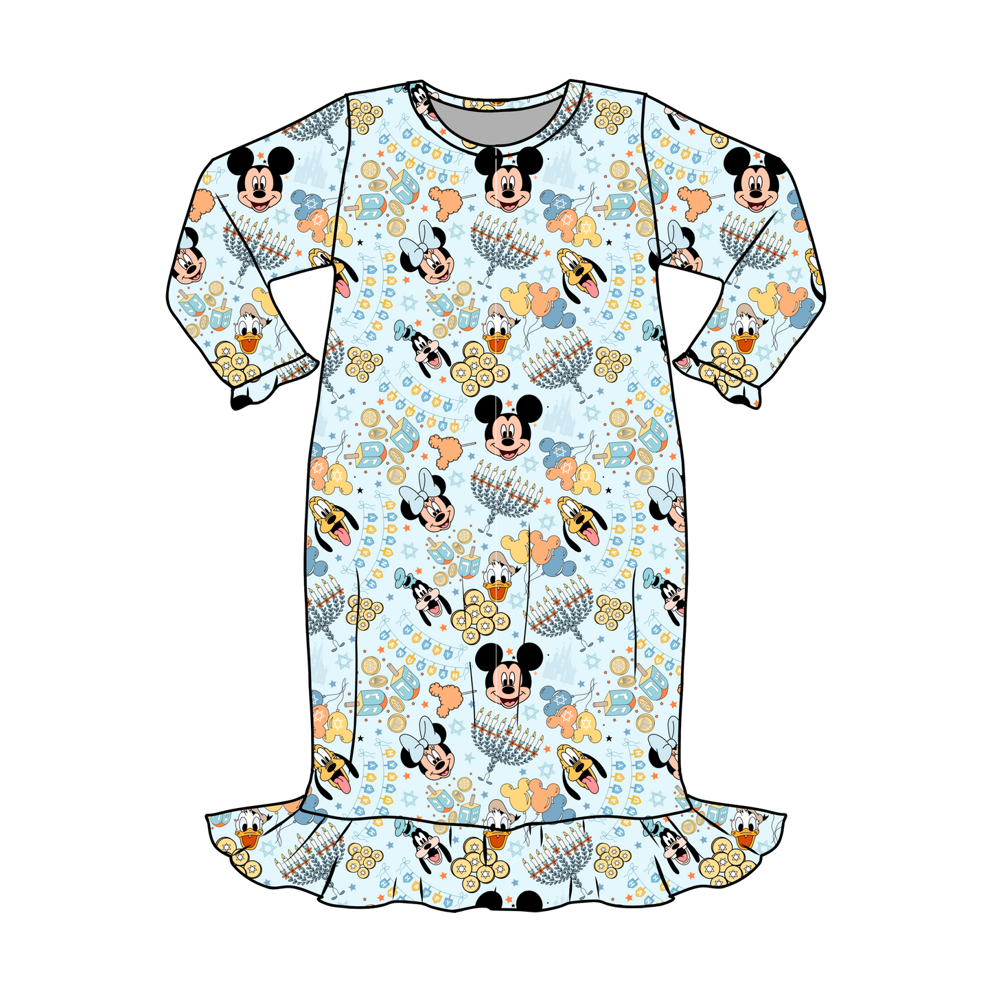 *** PRE-ORDER *** HANUKKAH MAGIC - KID'S NIGHT GOWN