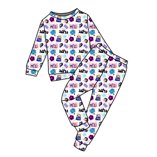 *** PRE-ORDER *** WHITE K POP JOGGER SET