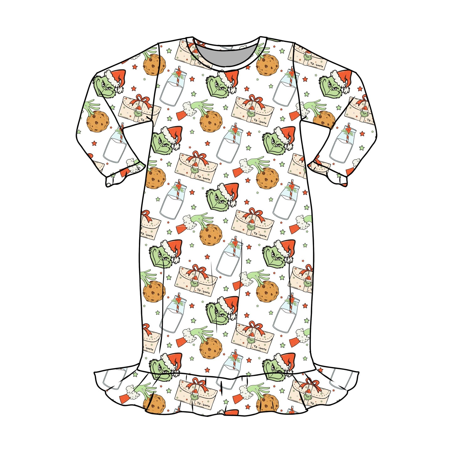 *** PRE-ORDER *** The Grinch - KID'S NIGHT GOWN