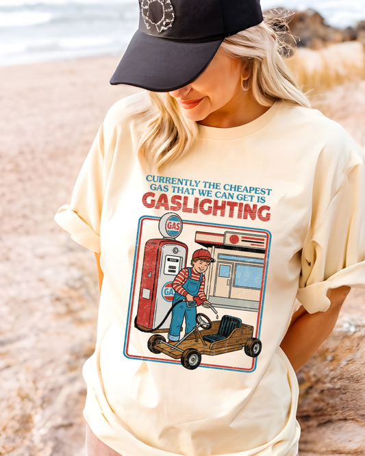 GASLIGHTING- Ivory Tee