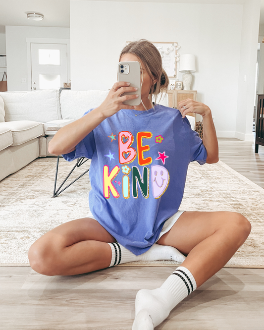 BE KIND- FLO BLUE