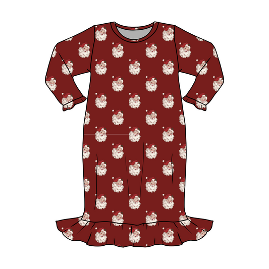 *** PRE-ORDER *** DEAR SANTA - LONG SLEEVE NIGHT GOWN