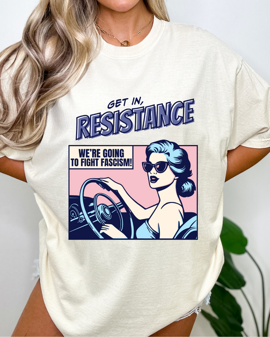 RESISTANCE - IVORY TEE