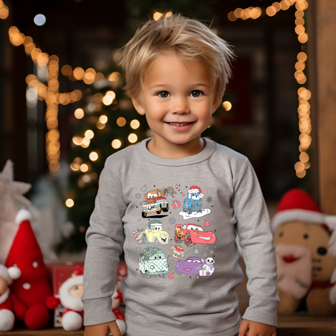 Cars Holiday - Toddler Long Sleeve