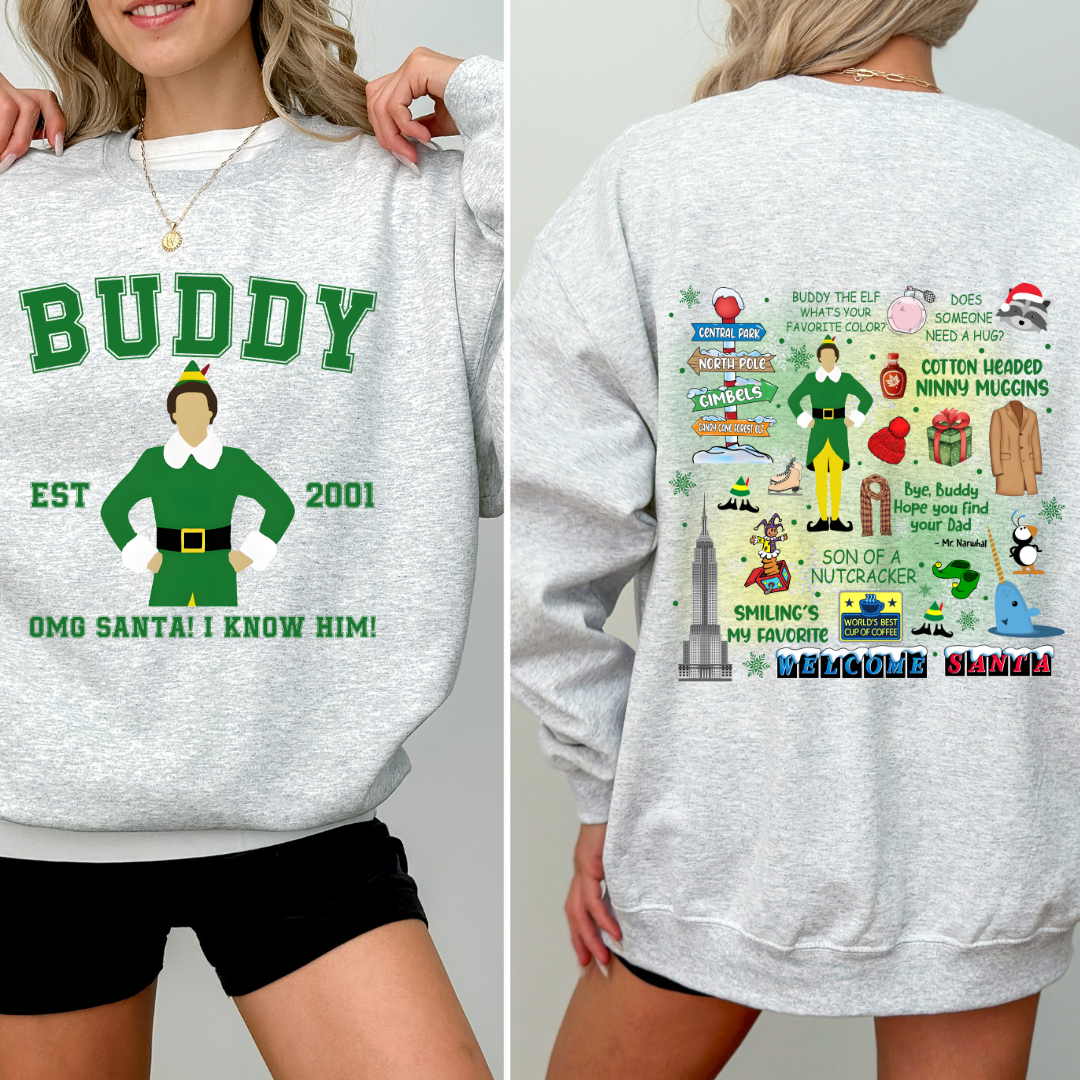 Buddy The Elf- Ash Sweater