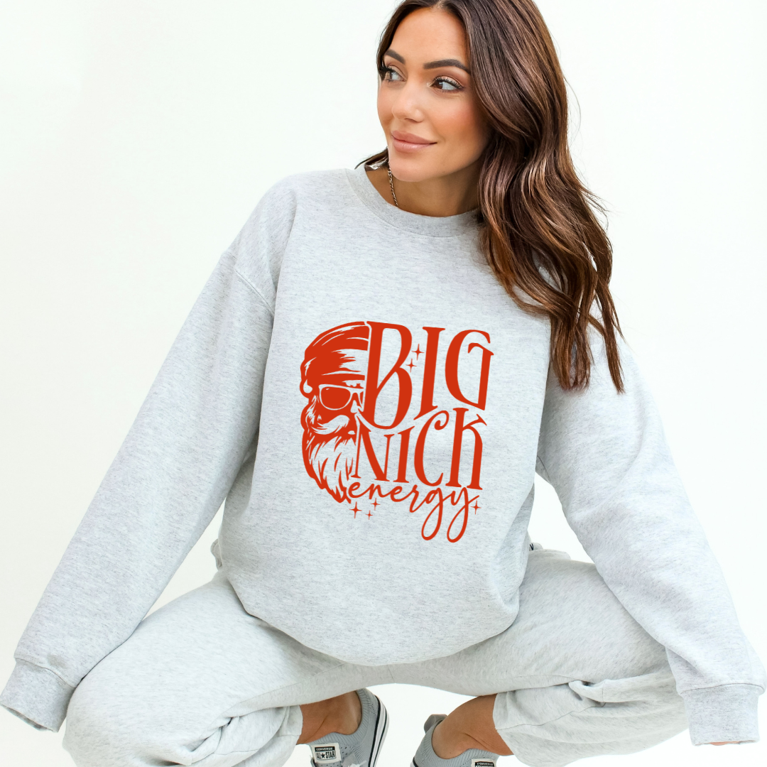 Big Nick Energy- Ash Sweater