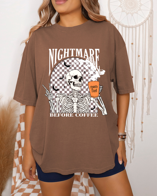 NIGHTMARE BEFORE COFFEE - ESPRESSO Tee