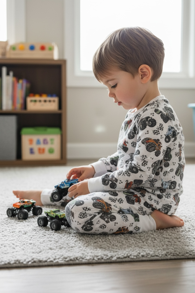 *** PRE-ORDER *** MONSTER TRUCK LONG SLEEVE JOGGER SET