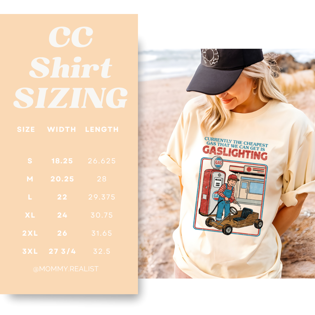 GASLIGHTING- Ivory Tee