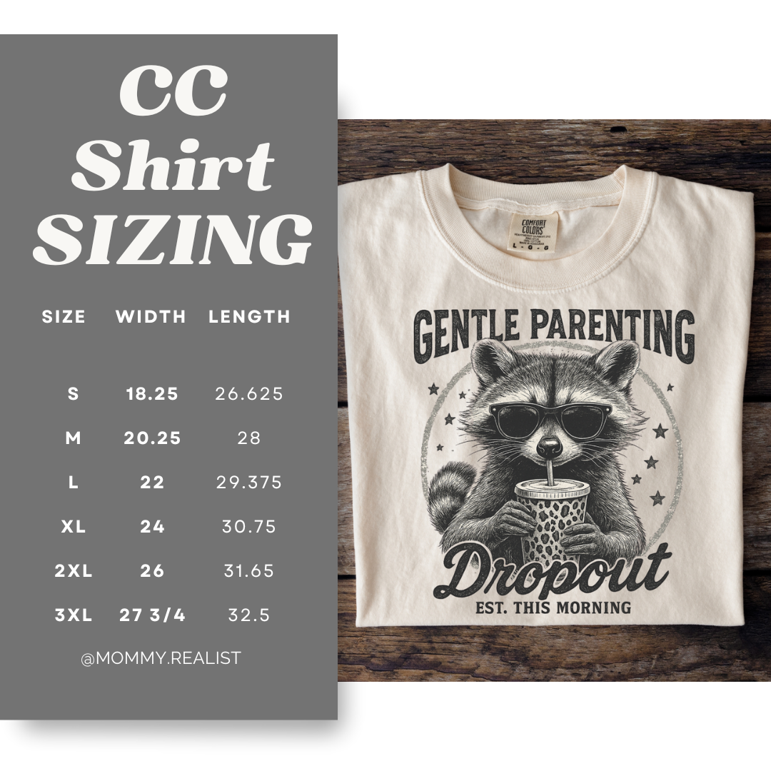 Gentle Parenting Dropout- Ivory Tee