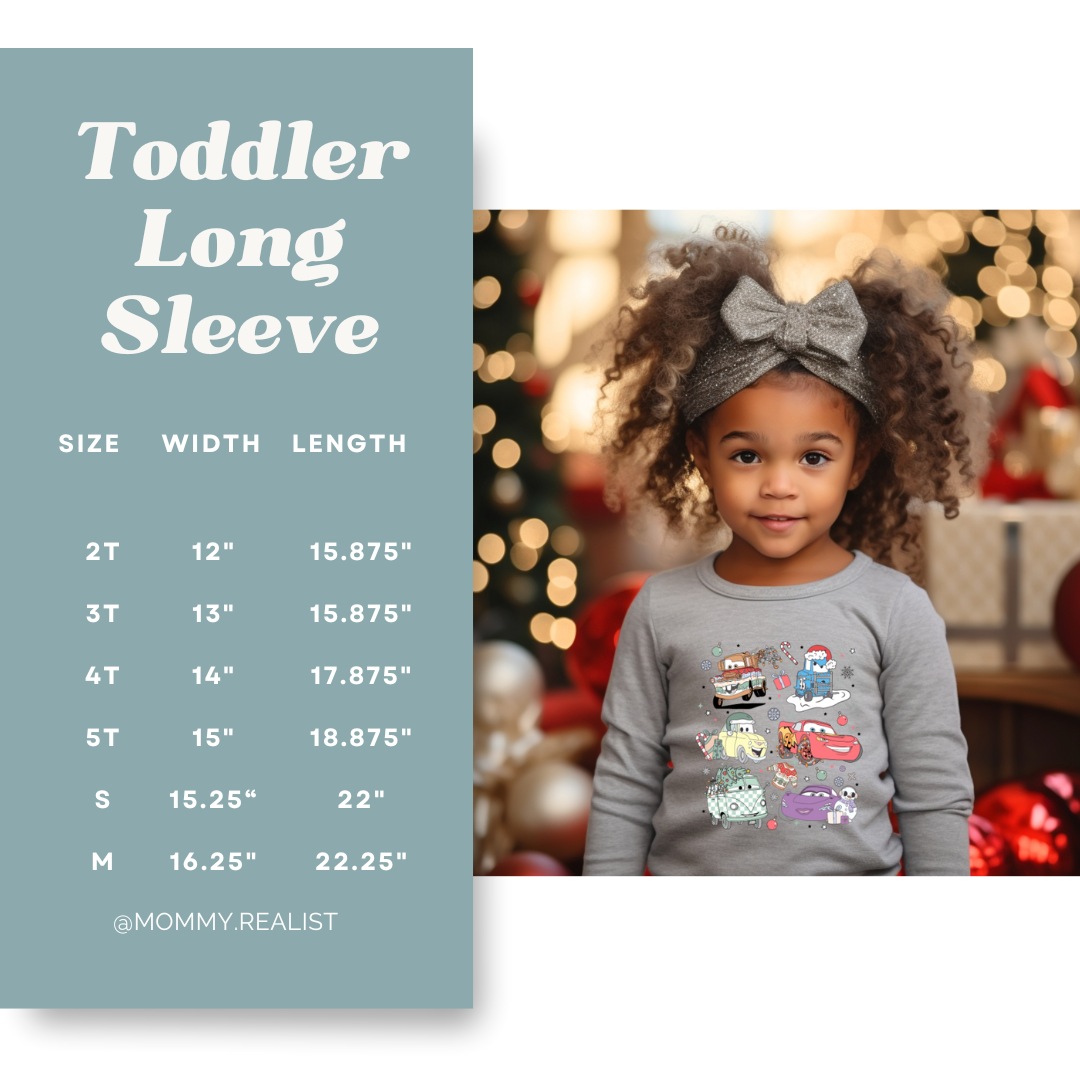 Cars Holiday - Toddler Long Sleeve