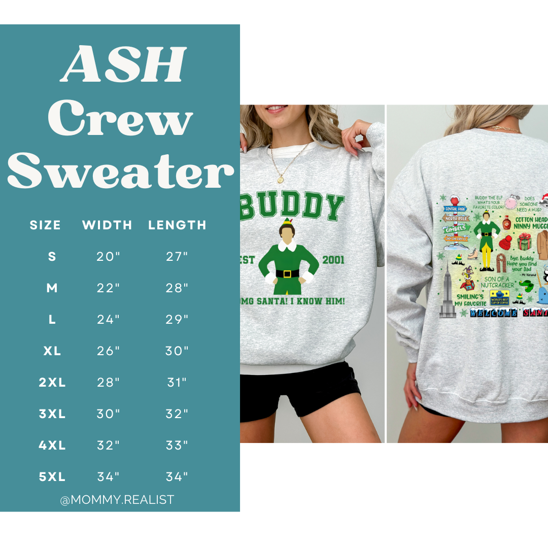 Buddy The Elf- Ash Sweater