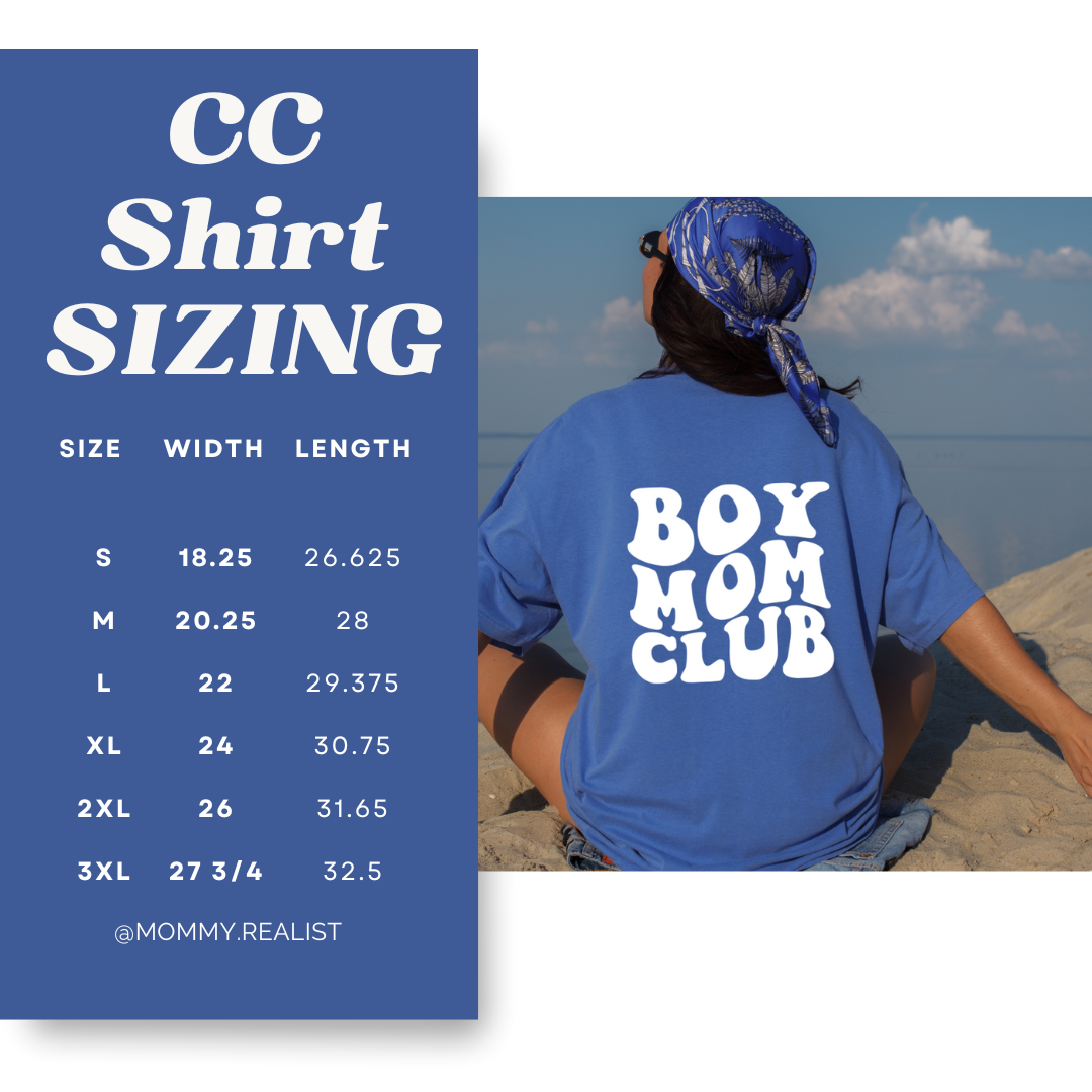 Boy Mom Club - FloBlue Tee