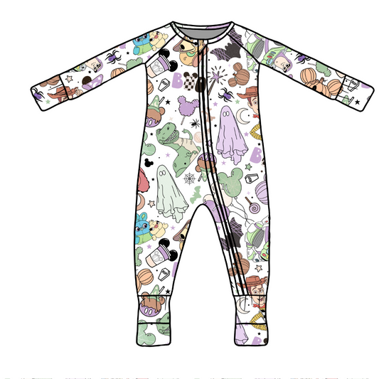 SPOOKY TOY STORY- WHITE ONESIE